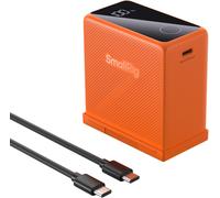 BIBT-10500Mah Batterie Pour Sony Compatible Avec Np-F970 F750 F550,Pd 36W Usb-C 3,5H Charge Rapide,Camera Battery Avec Écran Oled Pour Moniteur/Lampe Vidéo Led/Caméscope,Orange - 4576