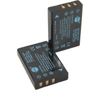 BIBT-2-Pack Rechange Batterie Pour Fujifilm Np-120 Finepix 603 F10 F11 M603 F10 Zoom F11 Zoom M603 Zoom Caméra As Pentax D-Li7 Ricoh Db-43 Kyocera Bp-1500S Yashica Bp-1500S