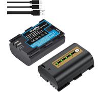 BIBT-2X 2800Mah Lp-E6 Lp-E6N Usb Output Batterie Battery Compatible Avec Canon Lp-E6,Lp-E6N And Canon Eos 5D Mark Ii Iii Iv,60D,70D 80D 90D Blackmagic 4K/6K Caméras
