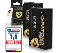 BIBT-(2X) Protect V1 - Batterie Lp-E12 (850Mah) Avec Capteur Ntc Et Boîtier V1
