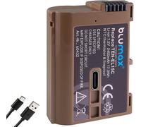 BIBT-Batterie Compatible Avec Nikon En-El15C,2400 Mah,En-El15B En-El15A En-El15,Prise De Charge Usb De Type C,Capteur Ntc Et Boîtier V1 Pour Z8 Z6 Z7 Ii Zf