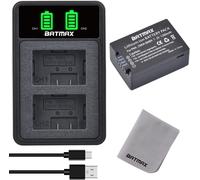 BIBT-Dmw-Bmb9 Dmw-Bmb9E Batterie Et Chargeur Avec Usb Port Pour Compatible With Panasonic Lumix Dmc-Fz40 Dmc-Fz47 Dmc-Fz60 Dmc-Fz62 Dmc-Fz70 Dmc-Fz72 Dmc-Fz100 Dmc-Fz150 Dmc-Fz45 Dc-Fz82