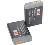 BIBT-Dste Lot De 2 Batteries De Rechange Nb-13L 1500 Mah 3,6 V Compatible Avec Canon Powershot Sx620,Sx720,Sx730,Sx740,G1 X Mark Iii,G5 X,G5 X Mark Ii,G7 X Mark Iii,G9 X,G9 X Mark Ii