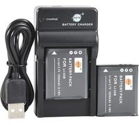 BIBT-Li-50B Li-Ion Batterie (2-Pack) Et Chargeur Usb Compatible Pour Olympus Stylus 1010 1020 1030 9000 9010 Sp-800Uz Sp-810Uz Sz-10 Sz-11 Sz-12 Sz-15 Sz-20 Sz-30Mr Sp-720Uz