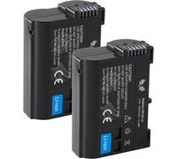 BIBT-Lot De 2 Batteries Sk Compatibles Avec Nikon En-El15 < 2040 Mah > En-El15C En-El15B En-El15A Pour Nikon < Z8 Z7 Ii Z6 Ii Z5 Zf > D610 D800 D850 D7200 D7500-1 V1