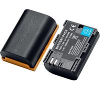 BIBT-Lp-E6/Lp-E6Nh/Lp-E6N Batterie Rechargeable 2650Mah(2Pièces) Compatible Canon Eos 5D/5D2/5D3/5D4/5Ds/5Dsr/6D/6D2/60D/60Da/7D3/7D/70D/80D/90D