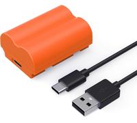BIBT-Np-W235 Batterie 2400 Mah Usb-C Pour Fujifilm X-T5,X-T4,Gfx100S,2,5 Heures De Charge Complète Pour Fujifilm X-T5,X-T4,X-H2S,X-H2,Gfx50S Ii,Vg-Xt4,X-S20,Orange - 4970