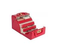 BIBTOO Boîte de Rangement à Bijoux, boîte de Rangement à Code numérique, Grande capacité, for Montres, Colliers, Maquillage, Fournitures de Mariage(2)