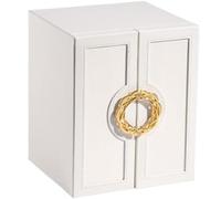 BIBTOO Boîte de Rangement de Maquillage, Grande capacité, Multicouche, coréenne, for Bijoux, Boucles d'oreilles, Colliers, Bijoux(2)