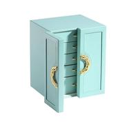 BIBTOO Boîte de Rangement de Maquillage, Grande capacité, Multicouche, coréenne, for Bijoux, Boucles d'oreilles, Colliers, Bijoux(1)