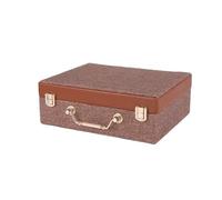 BIBTOO Boîte de Rangement for Bijoux, 9,25 Pouces, Petite boîte de Rangement for cosmétiques, bagues, Bracelets, Colliers, Boucles d'oreilles, Montres(3)