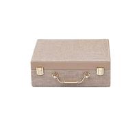 BIBTOO Boîte de Rangement for Bijoux, 9,25 Pouces, Petite boîte de Rangement for cosmétiques, bagues, Bracelets, Colliers, Boucles d'oreilles, Montres(1)