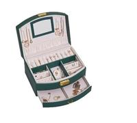 BIBTOO Boîte de Rangement Portable en Cuir PU for Bijoux, Colliers, Boucles d'oreilles, bagues, Bracelets(3)
