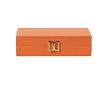 BIBTOO Organisateurs de Maquillage, boîte de Rangement de Bijoux de Luxe Moderne, Simple et légère for Femme et for Salon, Chambre à Coucher, décorations Douces, étui à Bijoux Jaune(1)