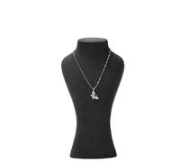 BIBTOO Présentoir à Bijoux 3D Noir for Colliers et chaînes, présentoir de Rangement for Boutique, Mannequin, Buste, Organisation de la Maison, Organisateur de Bijoux for Filles et Femmes(3)