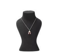 BIBTOO Présentoir à Bijoux 3D Noir for Colliers et chaînes, présentoir de Rangement for Boutique, Mannequin, Buste, Organisation de la Maison, Organisateur de Bijoux for Filles et Femmes(2)