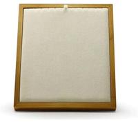 BIBTOO Présentoir à Bijoux en Bois Massif, Tapis Doux en Microfibre, présentoir à Bijoux Multiple, Organisateur for Colliers, Bracelets et chaînes, for la Maison(A)