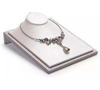 BIBTOO Présentoir à Bijoux, présentoir à Colliers, Buste, présentoir à Bijoux, Support à Colliers, Porte-chaîne, Organisateur d'affichage, présentoir de Boutique, Mannequin