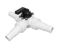 Bibulkoye Adaptateur de Tuyau de Valve de dérivation de Piscine à 3 Voies, adapté au PVC G1 1/2 Filetage Femelle, Kit de Conversion de Tuyau d'eau à 3 Voies