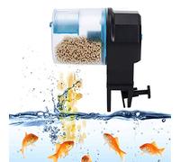Bibulkoye Distributeur Automatique de Nourriture pour Aquarium ABS, programmateur Intelligent à Haute capacité, Machine d'alimentation pour Poissons d'aquarium
