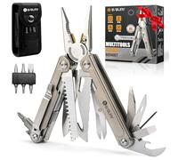 BIBURY Pince Multifonctions, Outil Multifonction, Multitool, Idee Cadeau Homme Original, Camping Gadget Insolite Utile, Anniversaire, Saint Valentin, Cadeau Noel Homme pour Camping, Randonnée, Survie