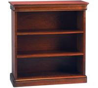 Bibus style Louis Philippe - PEGANE - Rayons fixes - Bois - Laqué - Marron