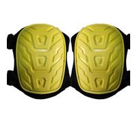 Bibykivn Genouillères à coque rigide Anti-chocs, antidérapantes et respirantes Genouillères professionnelles pour la construction, l'atelier et l'extérieur (Jaune)