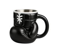 Bibykivn Mug Original Gant de Boxe - Tasse à Café Drôle pour Homme, Idée Cadeau Anniversaire ou Collègue, Tasse Fantaisie pour Fan de Boxe et Amateur de Sport (Noir)