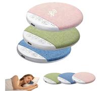 BibYuga Lot de 3 haut-parleurs Bluetooth ultra fins avec minuterie de bruit blanc, conduction osseuse sous l'oreiller, sons apaisants pour les personnes dormant sur le côté, adultes