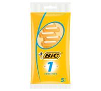 BIC 1 Sensitive Rasoir Jetable - Lot de 5
