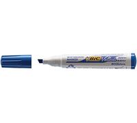 BIC Marqueur effaçable tableau blanc Velleda 1751 - Pointe biseautée 3,7-5,5 mm - Bleu
