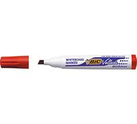 BIC Marqueur pour tableau blanc Velleda 1701/1751 Pointe biseautée 2-5 mm Encre alcool inodore Rouge