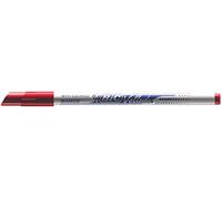 BIC 11589 Velléda 1721 Marqueur pointe ogive encre base alcool corps plastique inodore 1 mm Rouge