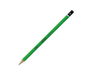 BIC 13133 Critérium Crayon Graphite 550 2B Bois Hexagonal Tête Trempée Baguée Excellente Taillabilité Couleurs Assorties