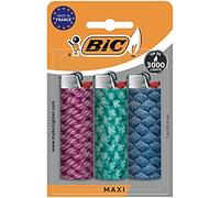 Bic 3 maxi briquets décorés - Le lot