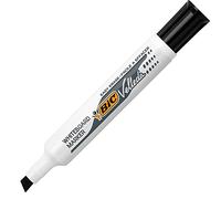 BIC Marqueur Velléda 30559 1711 et 1791 pointe biseautée 2-5 mm encre cétone effaçable Noir
