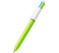 BIC 37534 Stylo-bille 4s pointe moyenne encre classique rétractable rechargeable Fashion