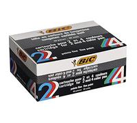 Bic Recharge Pour Stylo À Bille 4 Couleurs Pointe Fine Encre Bleue