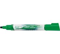 BIC 40963 Marqueur Velléda Tank pointe ogive tracé encre liquide effaçable corps plastique niveau encre visible 3-5 mm Vert Assorties