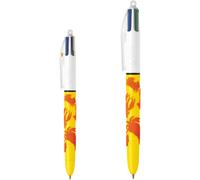 BIC 4C Stylo À Bille Velours Blister 3 Nouveaux Designs