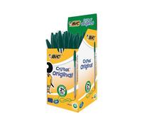 BiC® 8373629 Stylo à bille Cristal® Original - 0,4 mm, vert (indélébile)