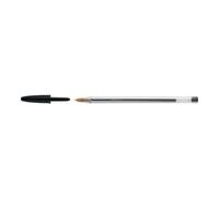 BiC® 8373639 Stylo à bille Cristal® Original - 0,4 mm, noir (indélébile)