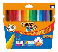 BIC 9117381 Kids Visa Pack de 18 Feutres de Coloriage