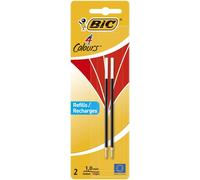 BiC® 929243 4 COLOURS Kugelschreibermine - 0,4 mm, 2 Stück, rot