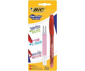 Bic 944102 Impression Roller gel Gel ocity Illusion rouge
