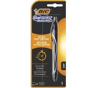 BIC 964764, Stylo gel rétractable, Noir, Noir, Moyen, Rond, 0.7 mm