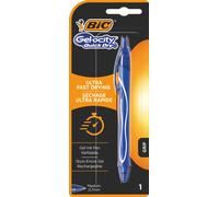 BIC 964765, Stylo gel rétractable, Bleu, Bleu, Moyen, Rond, 0,7 mm