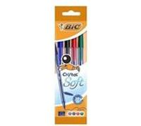 BIC 982862 stylo à bille Noir, Bleu, Vert, Rouge Moyen 4 pièce(s)