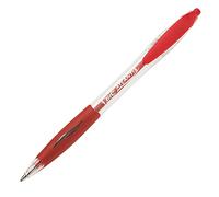 BIC Atlantis Classic Stylos-Bille Rétractables Pointe Moyenne (1,0 mm) - Rouge, Boîte de 12