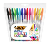 BIC - BALLPEN BIC Cristal Multicolour L assorti | 15 cas